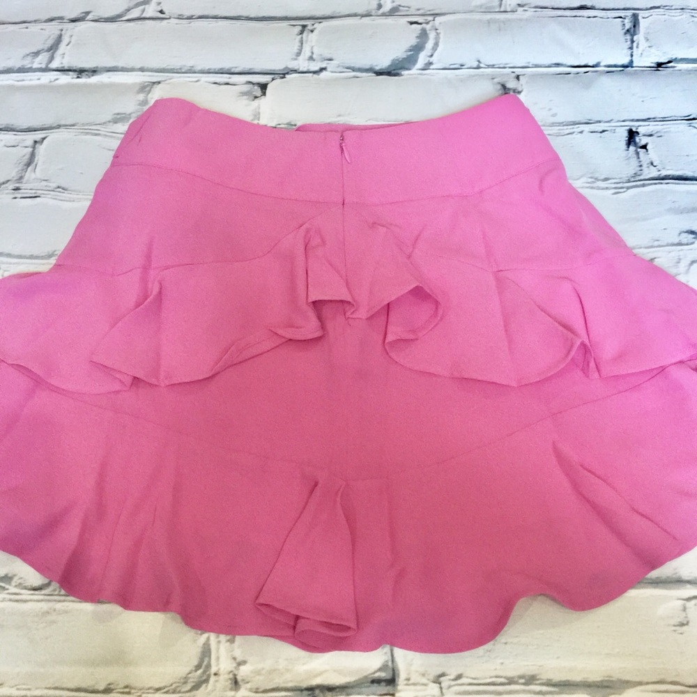 High Waisted Ruffle Mini Skirt - Picture 5 of 6